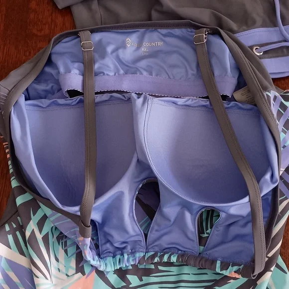 Free Country Womens Swim Top z100 - Picture 4 of 8